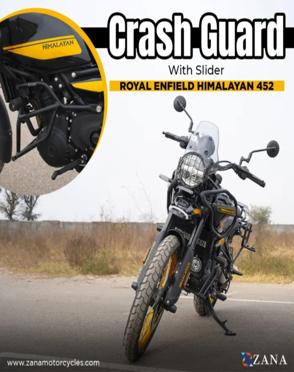 Crash Guard Zana Black - Himalayan 450